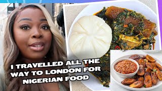 I TRAVELLED ALL THE WAY TO LONDON FOR NIGERIAN FOOD  PLANNING MY BABY SHOWER [upl. by Hadria]