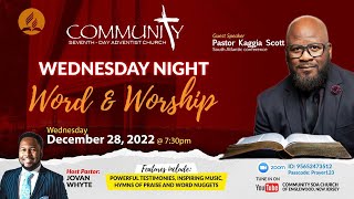 Wednesday Night Word and Worship with Guest Speaker Pastor Kaggia Scott quotA New Songquot [upl. by Naxor]