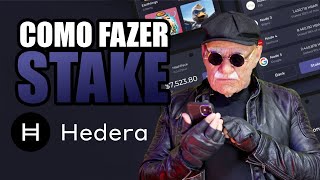 COMO FAZER STAKE DE HBAR DO PROJETO HEDERA  BITCOIN [upl. by Clement]