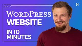 How to Create a WordPress Website in 10 Minutes Using Hostinger [upl. by Filahk]