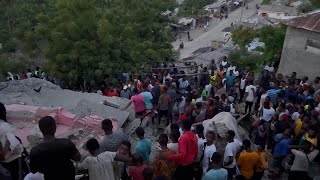 4 People Are Dead After 49 Magnitude Earthquake in Haiti [upl. by Lehsreh631]