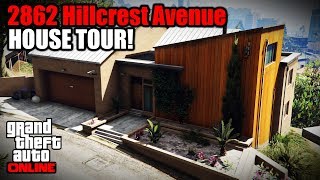 GTA 5 Online  2862 Hillcrest Avenue House Tour [upl. by Ihn]