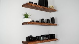 34 Floating Shelves Ideas  Wood Shelves Design [upl. by Ellennahc79]