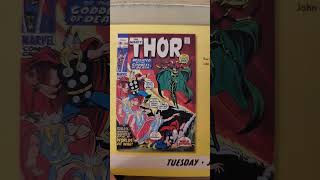 Marvel Value Stamp Calendar featuring Thor 186 for July 2nd [upl. by Moffat]