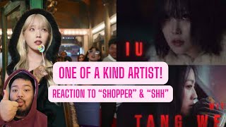 IU IS TRULY AN ICON Reaction to Shopperquot and quotShhquot Double Reaction [upl. by Amil]