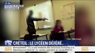 quotTu me mets présentquot À Créteil un lycéen menace sa prof avec une arme [upl. by Princess]