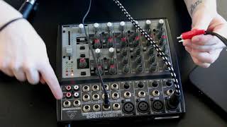 Our Podcast Setup  BEHRINGER Xenyx 1202 Mixer Short version [upl. by Quin567]