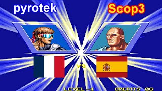 Windjammers  pyrotek vs Scop3 FT5 [upl. by Hedda]