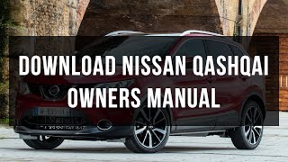 Download Nissan Qashqai owners manual [upl. by Ymma]