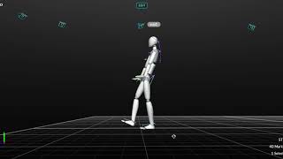 abnormal gait lurching gait with motioncapture [upl. by Ellerd]