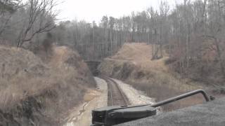 Train Cab Ride A VERY heavy coal train going east POV [upl. by Stevena]