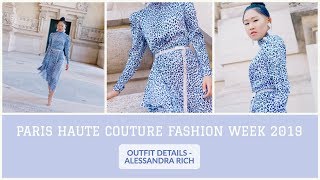 PARIS HAUTE COUTURE FASHION WEEK 2019  ALESSANDRA RICH  JAIME XIE Xie [upl. by Yeslehc]