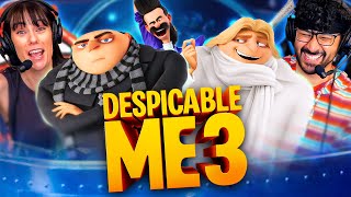 DESPICABLE ME 3 2017 MOVIE REACTION FIRST TIME WATCHING Gru amp Dru  Minons  Full Movie Review [upl. by Normalie]