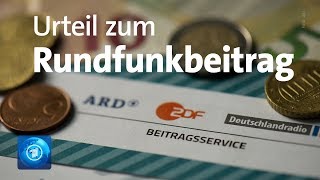 Rundfunkbeitrag ist weitgehend mit Grundgesetz vereinbar [upl. by Atiekram]