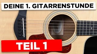 Gitarre lernen 4 Akkorde greifen amp wechseln lernen  1 einfaches Lied amp weitere Tipps [upl. by Ehrenberg]