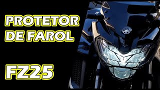 NOVIDADE Protetor de farol para FZ25 Fazer 250 modelo novo [upl. by Gnav376]