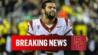 Caleb Williams declares for 2024 NFL Draft I CBS Sports [upl. by Yt]