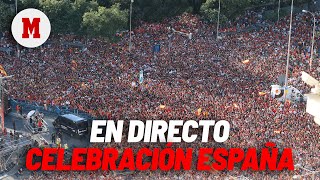 CAMPEONES EUROCOPA 2024  Celebración de España con la afición en vivo [upl. by Orian]