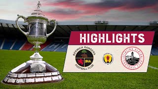 HIGHLIGHTS  Berwick Rangers 12 Stirling Albion  Scottish Cup 202122 Second Round [upl. by Mirak]