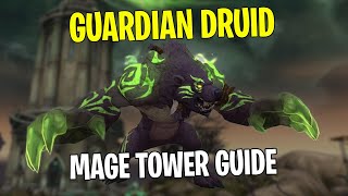 Guardian Druid Mage Tower Guide  Conquer Mage Tower with EASE build updated for TWW [upl. by Nevek]