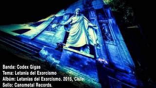 CODEX GIGAS oficial  LETANIA DEL EXORCISMO  SINGLE [upl. by Skylar228]