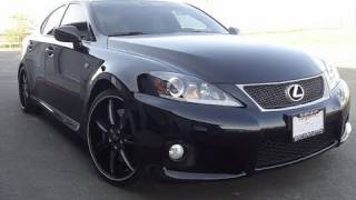 NEW SHOES 2011 Lexus ISF CUSTOM AZA 20quot Staggered Wheels on Nitto INVO [upl. by Lipcombe]