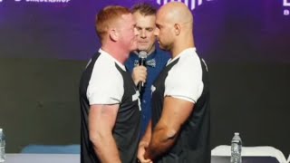 Ryan Bowen Vs Andrei Sharkevich  Press Conference and Face Off [upl. by Idell733]