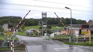 Spoorwegovergang Mersch L  Railroad crossing  Passage à niveau [upl. by Xanthe197]