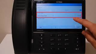 Mitel 6940  Display Settings [upl. by Filberte]