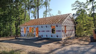 Framing Up The Farm Cabin [upl. by Nnyw]