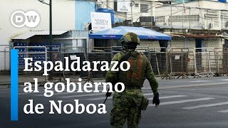 La OEA rechaza la violencia en Ecuador [upl. by Berrie398]