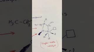 ZieglerNatta catalyst  Polymerisation by ZieglerNatta catalyst  Titanium tetrachloride [upl. by Esinel]