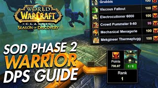 Warrior DPS Guide for Season of Discovery Phase 2 [upl. by Oirobil]