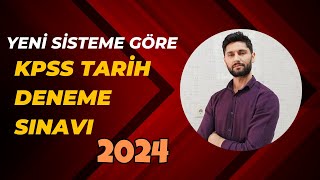 Yeni Sisteme Göre Hazırlanmış 27 Soruluk KPSS Tarih Deneme Sınavı  KPSS 2024  LisansÖnlisans [upl. by Paris394]