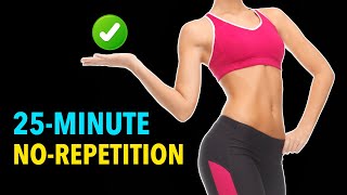 NoRepetition Circuit Workout for a 25Minute Full Body Burn [upl. by Oran879]