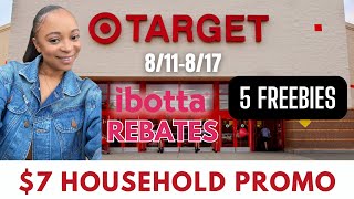 Target Deals 811817 Couponing At Target This Week 7 HOUSEHOLD DEAL 5 FREEBIES [upl. by Mikeb771]