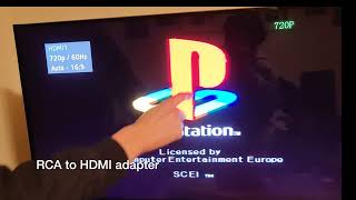 RCA to HDMI Adapter Test [upl. by Nae]