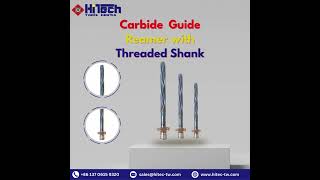 Carbide guide reamer with threaded shank [upl. by Nenad]