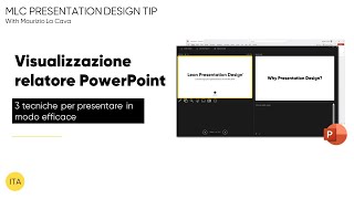 Visualizzazione relatore di PowerPoint tutorial completo [upl. by Clauddetta]