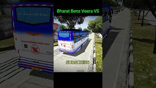 BharatBenz Veera BS4 Bus mod Driving  bussimulatorindonesia veerabusmod bharatbenzbusmod [upl. by Yrocej]