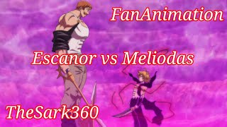 Escanor vs Meliodas FanAnimation teaser Definitvo [upl. by Nikolaus]