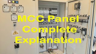 Motor Control Center Explanation  MCC Panel wiring diagram  MCC Panel Wiring [upl. by Ayojal]