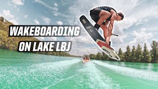 WAKEBOARDING ON LAKE LBJ [upl. by Fowkes]