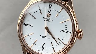 Rolex Cellini Time 50505 Rolex Watch Review [upl. by Franci502]