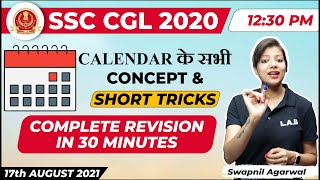 LAB Calendar All concepts and shorts tricks  Calendar Reasoning Complete Revision  Swapnil Maam [upl. by Hiasi]