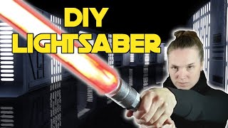 DIY Lightsaber Blade made with LEDs  Hardware Store Lightsaber Build [upl. by Rabbi738]