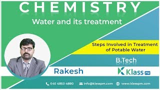 Steps Involved in Treatment of Potable Water  Unit2  Engineering Chemistry  Unit 2 BTech [upl. by Hawley]