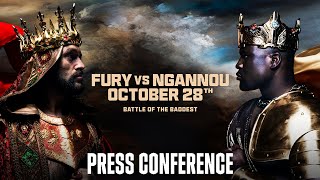 TYSON FURY VS FRANCIS NGANNOU PRESS CONFERENCE LIVESTREAM [upl. by Karp694]