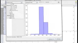 Obtenir rapidement lanalyse de données statistiques avec GeoGebra [upl. by Doherty]