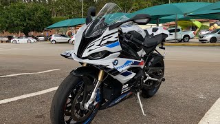 TEST RIDE  BMW S1000RR M CARBON 2024  MOTO BLOQUEADA EM 203 KMH [upl. by Eillib]